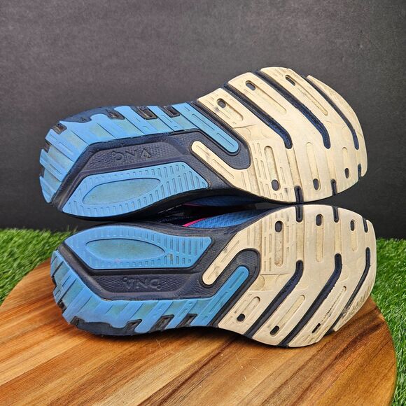 Brooks Launch GTS 10 Womens Shoes Size 8.5 Blue Black Athletic Running Sneakers - Picture 15 of 16